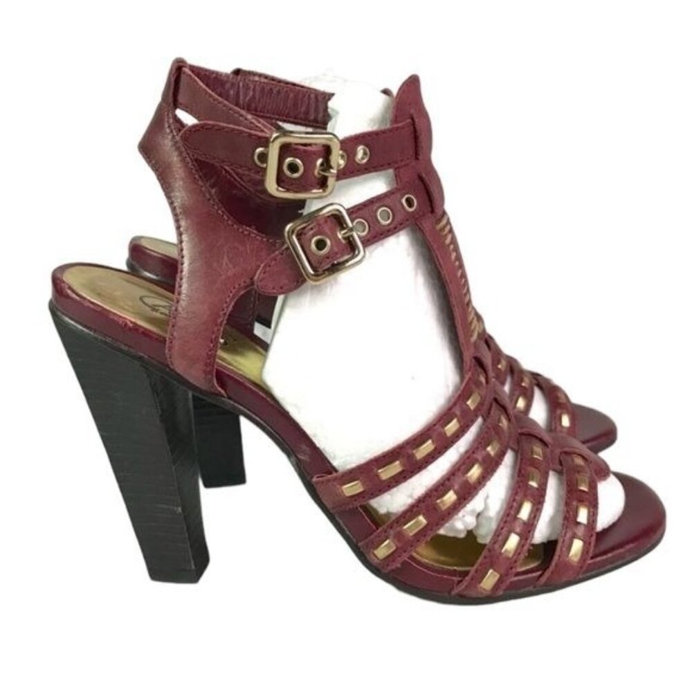 Carlos Santana Ginseng studded sandal heels 7